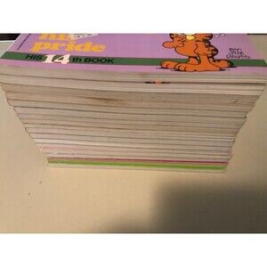 Garfield Comic Strip Books Cartoon Cat Jim Davis Lot of 14 Vintage 1982-1990